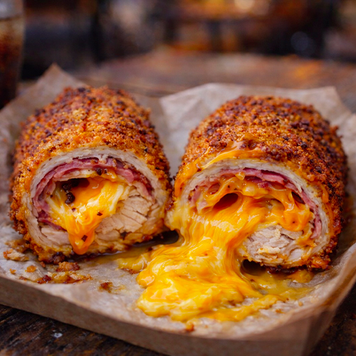 Cordon bleu au cheddar fondant Toque de Bon